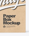 Kraft Paper Box Mockup