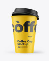 Matte Coffee Cup Mockup