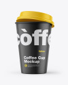 Matte Coffee Cup Mockup