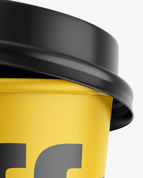 Matte Coffee Cup Mockup