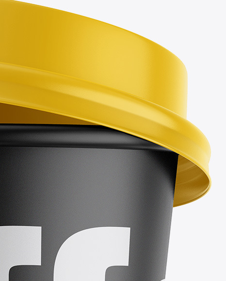 Matte Coffee Cup Mockup