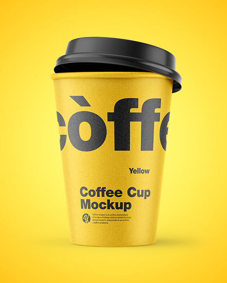 Kraft Coffee Cup Mockup