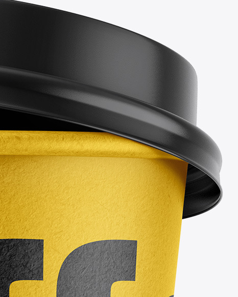 Kraft Coffee Cup Mockup