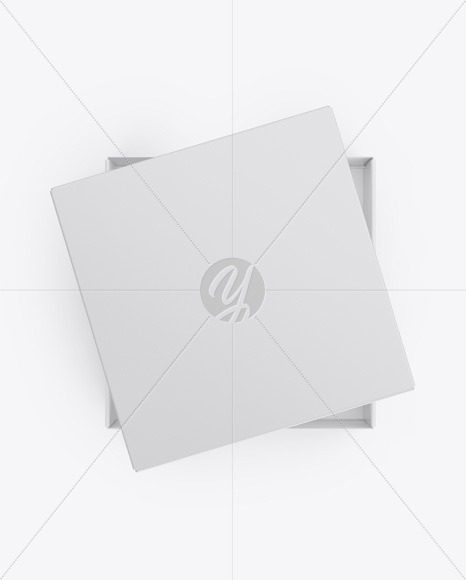 Opened Paper Box Mockup