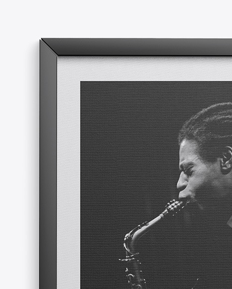 Frame w/ Textured Picture Mockup