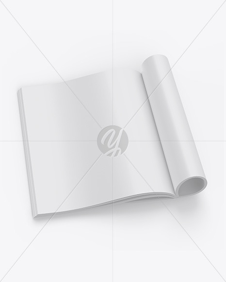 Matte A4 Magazine Mockup