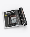 Matte A4 Magazine Mockup