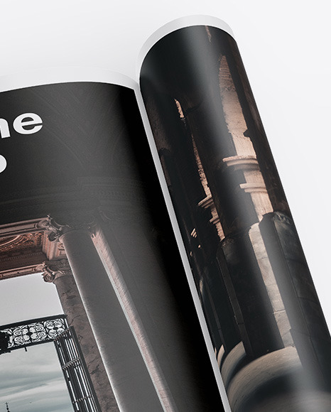 Matte A4 Magazine Mockup