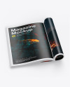 Glossy A4 Magazine Mockup