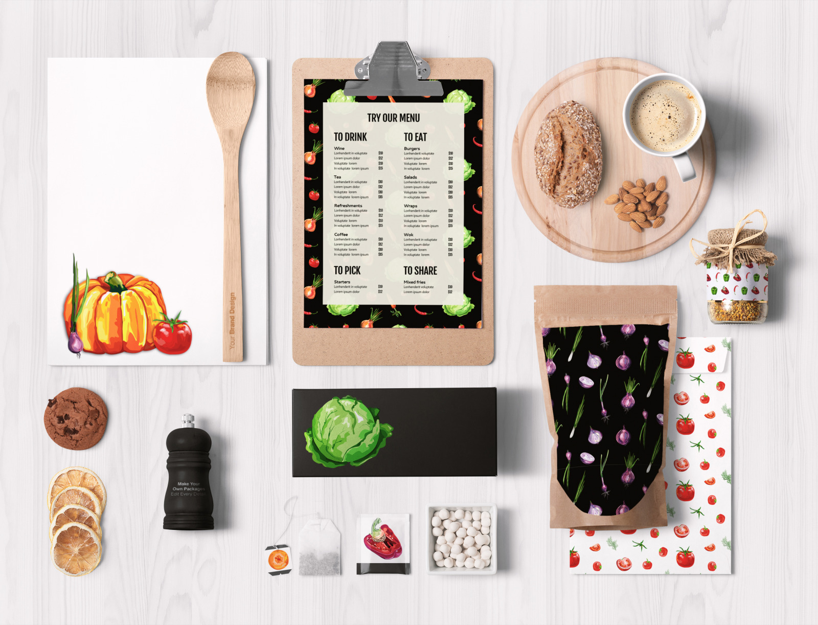Collection of vegetables in vector Collection of vegetables in vector