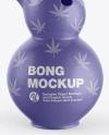 Glossy Weed Bong Mockup