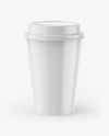 Glossy Coffee Cup Mockup