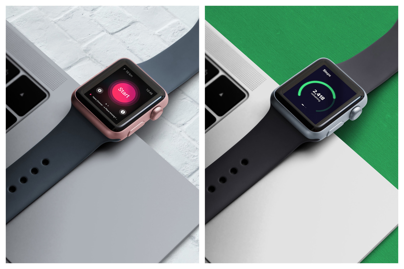 Realistic Smart Watch Mockups Realistic Smart Watch Mockups