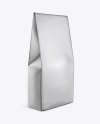 Glossy Metallic Bag Mockup - Half Side View Glossy Metallic Bag Mockup - Half Side View