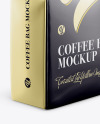 Glossy Metallic Bag Mockup - Half Side View Glossy Metallic Bag Mockup - Half Side View