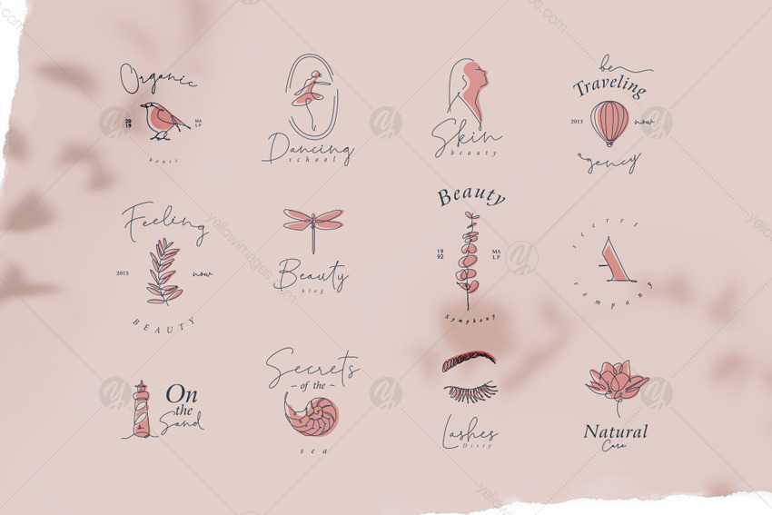 Modern Logo Linear Graphic Modern Logo Linear Graphic