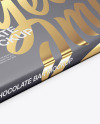 Paper Chocolate Bar Mockup - Halfside View (High Angle Shot)