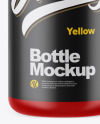 Matte Plastic Bottle Mockup