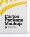 Carton Package Mockup