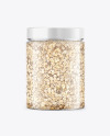 Jar with Oat Mockup