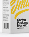 Carton Package Mockup