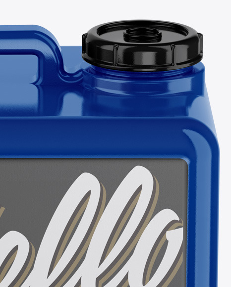 Glossy Jerry Can Mockup