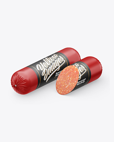 Glossy Sausage Mockup