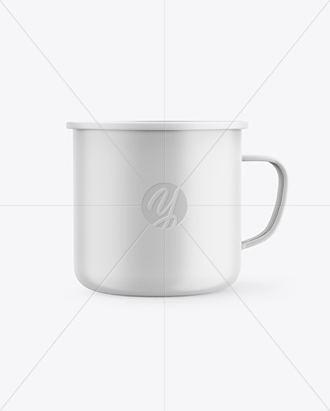 Matte Enamel Cup Mockup