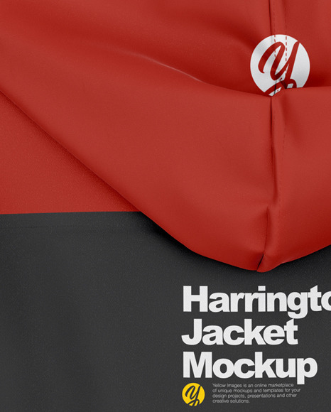 Women&#039;s Harrington Hooded Jacket Mockup