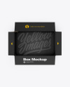 Opened Paper Box Mockup Opened Paper Box Mockup