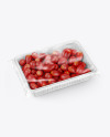 Plastic Tray with Tomatoes Mockup