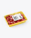 Plastic Tray with Tomatoes Mockup