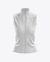 Women’s Cycling Wind Vest mockup (Front View)