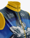 Women’s Cycling Wind Vest mockup (Right Half Side View)