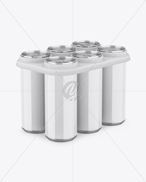 Glossy Cans Mockup