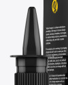 Glossy Nasal Spray Bottle w/ Box Mockup