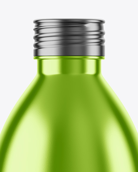 Metallic Bottle Mockup