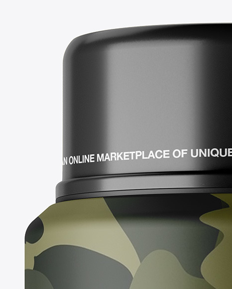 Matte Thermos Mockup