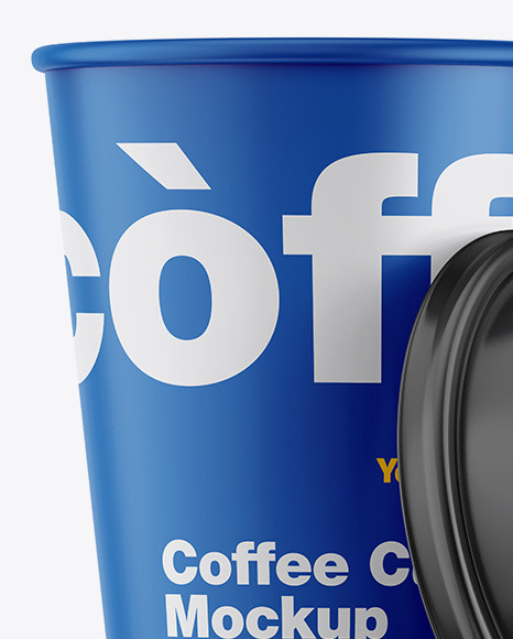 Matte Coffee Cup Mockup