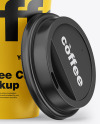 Matte Coffee Cup Mockup