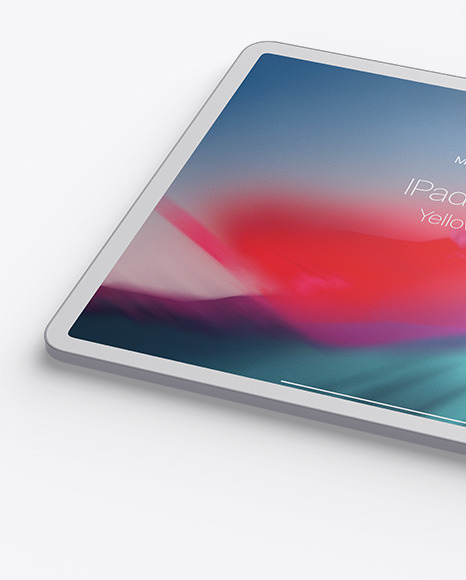 Clay Apple iPad Pro 2018 12.9 Mockup