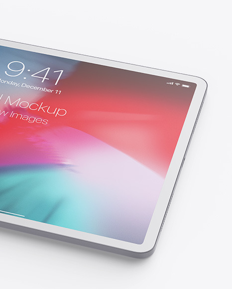 Clay Apple iPad Pro 2018 12.9 Mockup