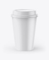 Matte Coffee Cup Mockup