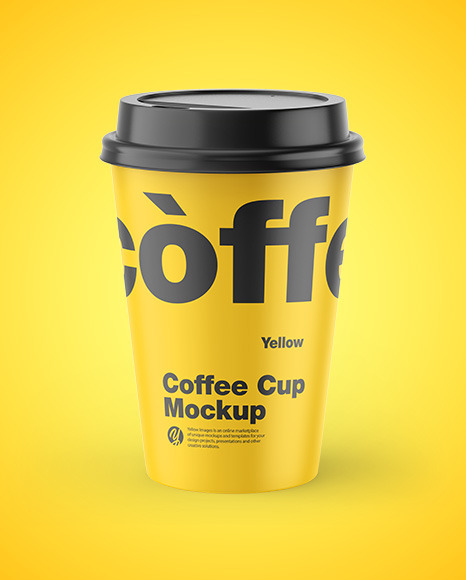 Matte Coffee Cup Mockup