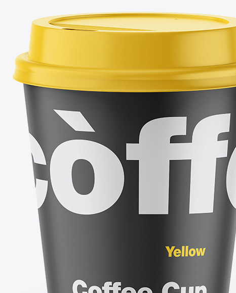 Matte Coffee Cup Mockup