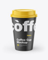 Matte Coffee Cup Mockup