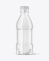 250ml PET Bottle with Water Mockup