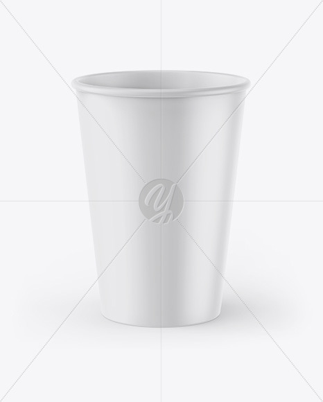 Matte Coffee Cup Mockup