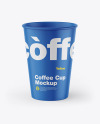 Matte Coffee Cup Mockup