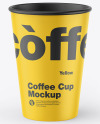 Matte Coffee Cup Mockup